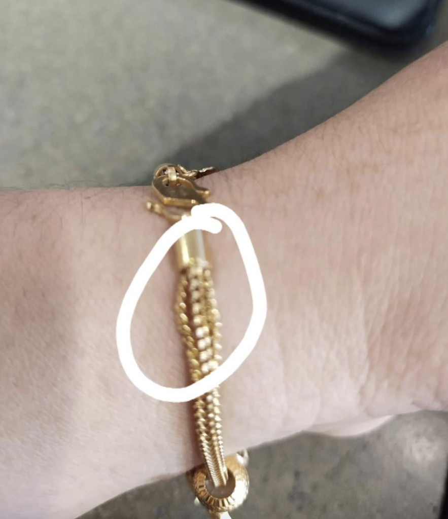 gelang emas pandora